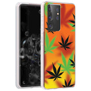 Color Marijuana Print Slim Cover For Samsung Galaxy S (S24, S23, S22, S21 / Plus, FE, Ultra), Print in USA