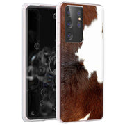 Dairy Cow Fur Print Slim Cover For Samsung Galaxy S (S24, S23, S22, S21 / Plus, FE, Ultra), Print in USA