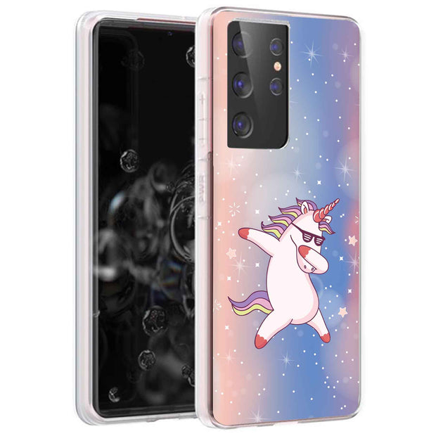 Unicorn Dab Print Slim Cover For Samsung Galaxy S (S24, S23, S22, S21 / Plus, FE, Ultra), Print in USA