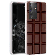 Chocolate Print Slim Cover For Samsung Galaxy S (S24, S23, S22, S21 / Plus, FE, Ultra), Print in USA