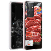 Beef Print Slim Cover For Samsung Galaxy S (S24, S23, S22, S21 / Plus, FE, Ultra), Print in USA