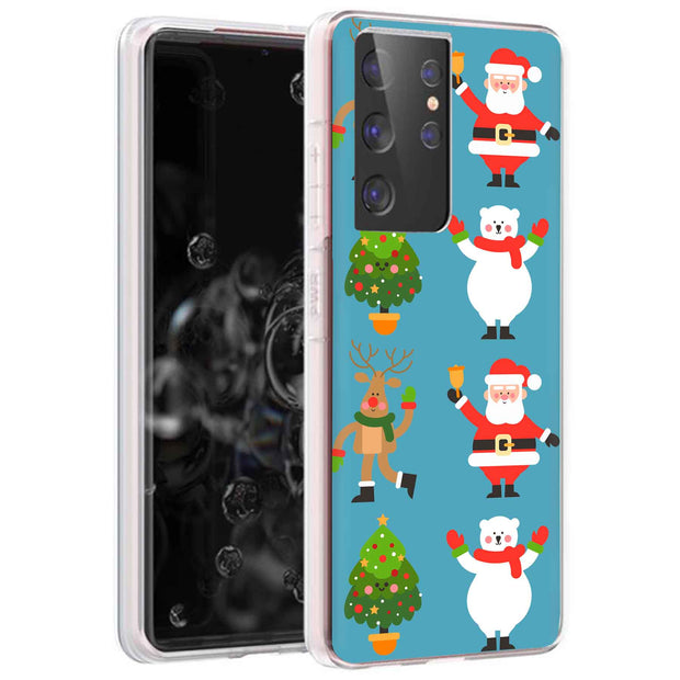 Cute Christmas Print Slim Cover For Samsung Galaxy S (S24, S23, S22, S21 / Plus, FE, Ultra), Print in USA