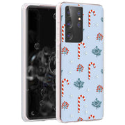 Candy Cane Print Slim Cover For Samsung Galaxy S (S24, S23, S22, S21 / Plus, FE, Ultra), Print in USA