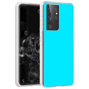 Sky Blue Print Slim Cover For Samsung Galaxy S (S24, S23, S22, S21 / Plus, FE, Ultra), Print in USA