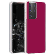 Red Violet Print Slim Cover For Samsung Galaxy S (S24, S23, S22, S21 / Plus, FE, Ultra), Print in USA