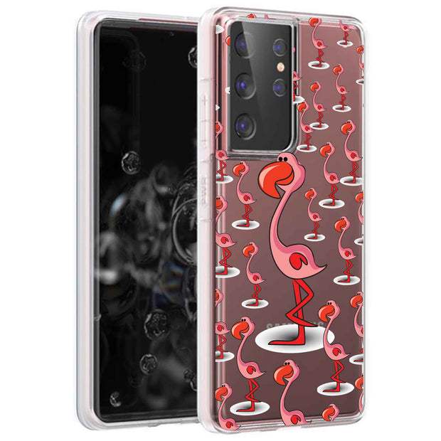 Flamingo One Print Slim Cover For Samsung Galaxy S (S24, S23, S22, S21 / Plus, FE, Ultra), Print in USA