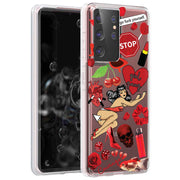 Fashion Collage Print Slim Cover For Samsung Galaxy S (S24, S23, S22, S21 / Plus, FE, Ultra), Print in USA