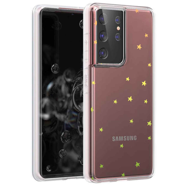 Star RainBow Print Slim Cover For Samsung Galaxy S (S24, S23, S22, S21 / Plus, FE, Ultra), Print in USA