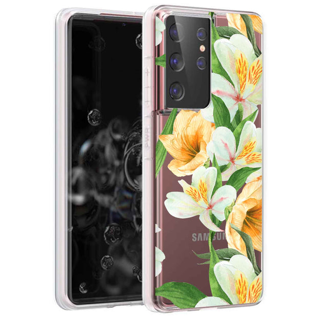 Flower 10 Print Slim Cover For Samsung Galaxy S (S24, S23, S22, S21 / Plus, FE, Ultra), Print in USA