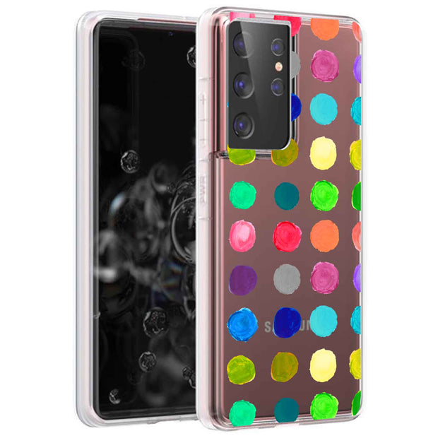 Polka Dot 15 Print Slim Cover For Samsung Galaxy S (S24, S23, S22, S21 / Plus, FE, Ultra), Print in USA