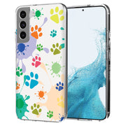 Paw Color  Print Slim Cover For Samsung Galaxy S (S24, S23, S22, S21 / Plus, FE, Ultra), Print in USA