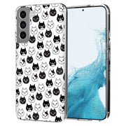 Cute Kitten Print Slim Cover For Samsung Galaxy S (S24, S23, S22, S21 / Plus, FE, Ultra), Print in USA