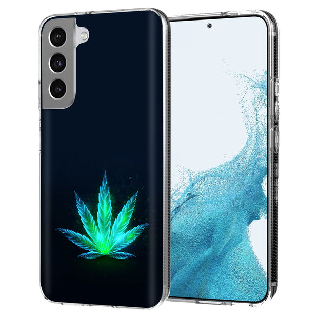 Beautiful Weed Print Slim Cover For Samsung Galaxy S (S24, S23, S22, S21 / Plus, FE, Ultra), Print in USA