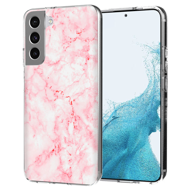 Glossy Marble Print Slim Cover For Samsung Galaxy S (S24, S23, S22, S21 / Plus, FE, Ultra), Print in USA