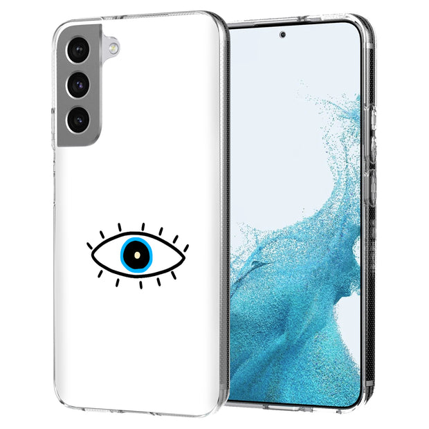 Evil Eye Print Slim Cover For Samsung Galaxy S (S24, S23, S22, S21 / Plus, FE, Ultra), Print in USA