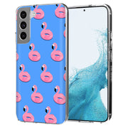 Cute Flamingo Print Slim Cover For Samsung Galaxy S (S24, S23, S22, S21 / Plus, FE, Ultra), Print in USA