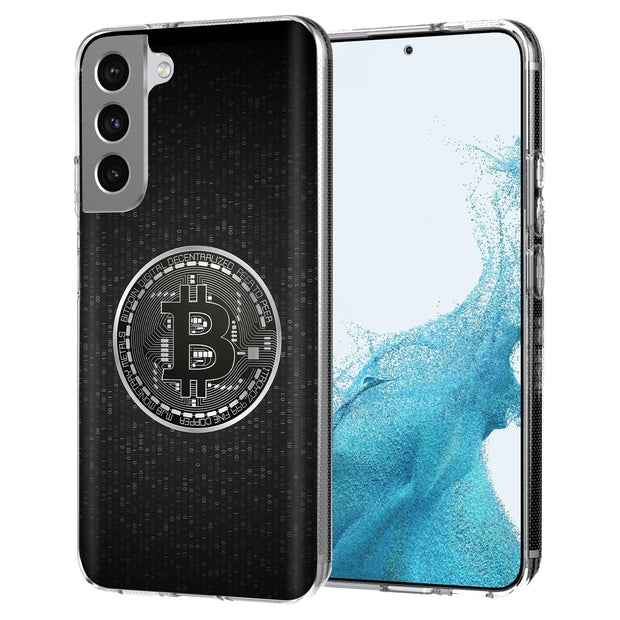 Bitcoin Crypto1 Print Slim Cover For Samsung Galaxy S (S24, S23, S22, S21 / Plus, FE, Ultra), Print in USA