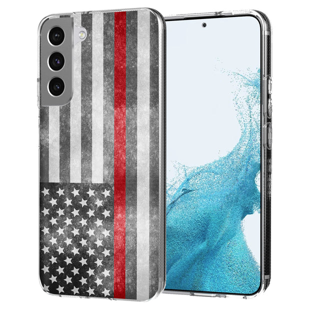 Thin Red Line Print Slim Cover For Samsung Galaxy S (S24, S23, S22, S21 / Plus, FE, Ultra), Print in USA