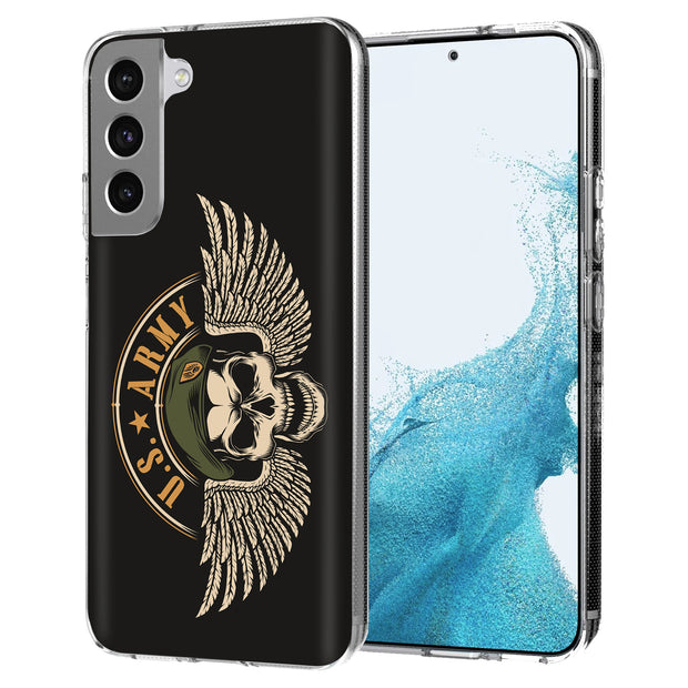 US Army 3 Print Slim Cover For Samsung Galaxy S (S24, S23, S22, S21 / Plus, FE, Ultra), Print in USA