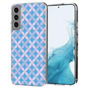 Petals Blue Print Slim Cover For Samsung Galaxy S (S24, S23, S22, S21 / Plus, FE, Ultra), Print in USA