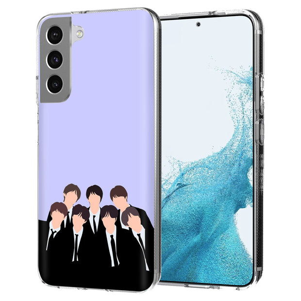 BTS KPOP 11 Print Slim Cover For Samsung Galaxy S (S24, S23, S22, S21 / Plus, FE, Ultra), Print in USA