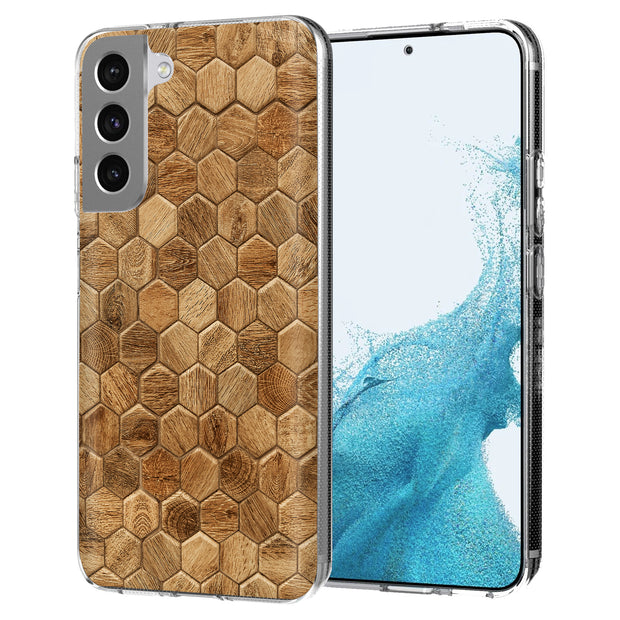 Wood 8 Print Slim Cover For Samsung Galaxy S (S24, S23, S22, S21 / Plus, FE, Ultra), Print in USA