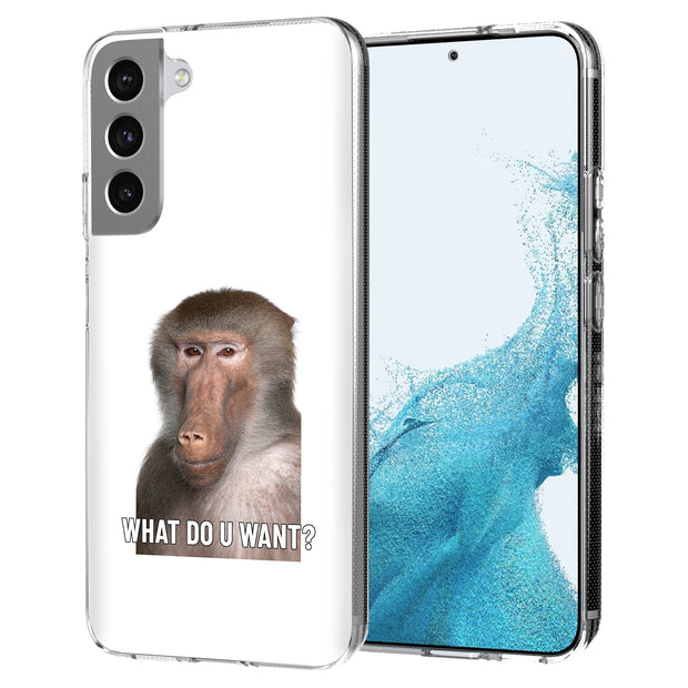 Meme Monkey 4 Print Slim Cover For Samsung Galaxy S (S24, S23, S22, S21 / Plus, FE, Ultra), Print in USA