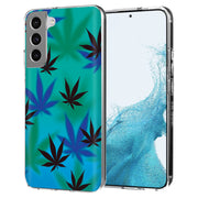 Marijuana Blue Print Slim Cover For Samsung Galaxy S (S24, S23, S22, S21 / Plus, FE, Ultra), Print in USA