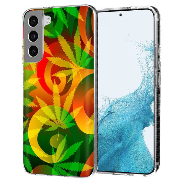 Marijuana Art Print Slim Cover For Samsung Galaxy S (S24, S23, S22, S21 / Plus, FE, Ultra), Print in USA