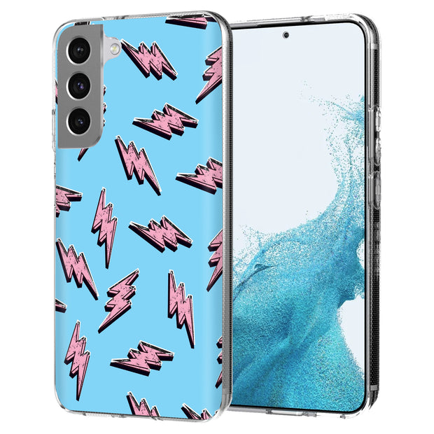 Lightning Shape Print Slim Cover For Samsung Galaxy S (S24, S23, S22, S21 / Plus, FE, Ultra), Print in USA