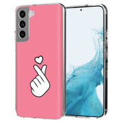 Finger Heart Print Slim Cover For Samsung Galaxy S (S24, S23, S22, S21 / Plus, FE, Ultra), Print in USA