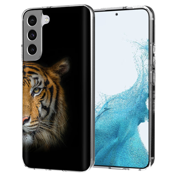 Tiger Photo Print Slim Cover For Samsung Galaxy S (S24, S23, S22, S21 / Plus, FE, Ultra), Print in USA