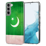 Pakistan Flag Print Slim Cover For Samsung Galaxy S (S24, S23, S22, S21 / Plus, FE, Ultra), Print in USA