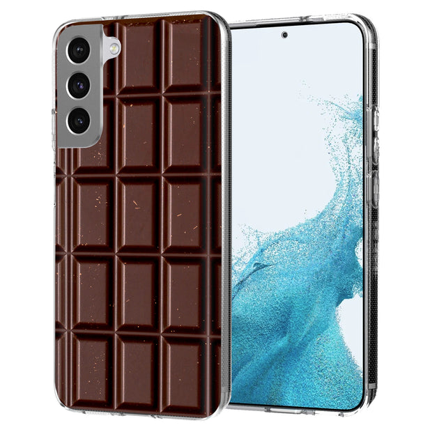 Chocolate Print Slim Cover For Samsung Galaxy S (S24, S23, S22, S21 / Plus, FE, Ultra), Print in USA