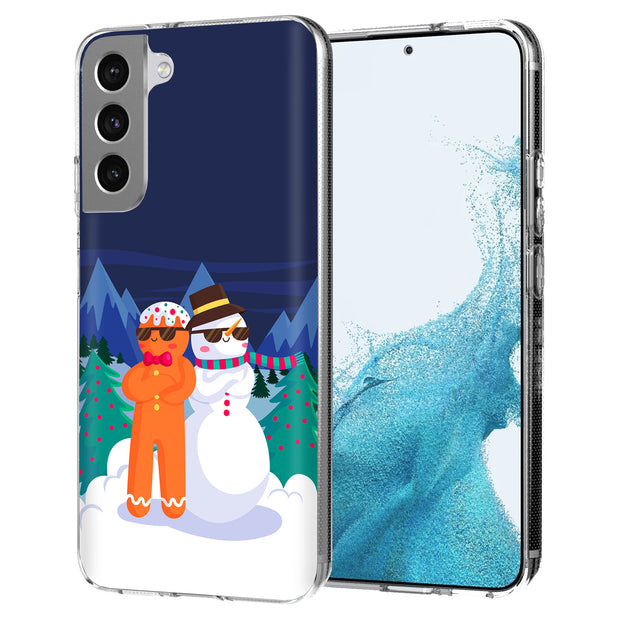 Cool Snowman Print Slim Cover For Samsung Galaxy S (S24, S23, S22, S21 / Plus, FE, Ultra), Print in USA