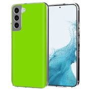 Yellow Green Print Slim Cover For Samsung Galaxy S (S24, S23, S22, S21 / Plus, FE, Ultra), Print in USA