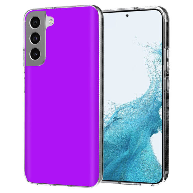 Purple Print Slim Cover For Samsung Galaxy S (S24, S23, S22, S21 / Plus, FE, Ultra), Print in USA