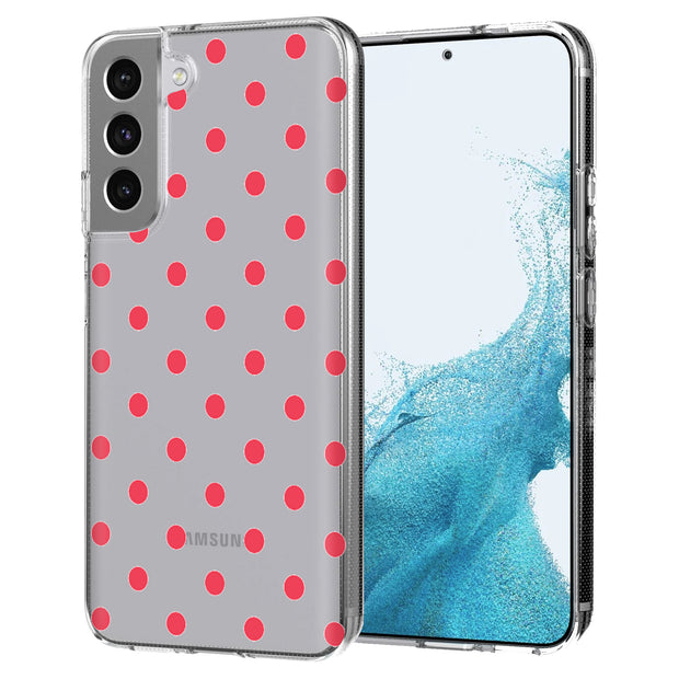 Dots Clear Print Slim Cover For Samsung Galaxy S (S24, S23, S22, S21 / Plus, FE, Ultra), Print in USA