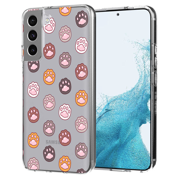 Cat Paw 3 Print Slim Cover For Samsung Galaxy S (S24, S23, S22, S21 / Plus, FE, Ultra), Print in USA