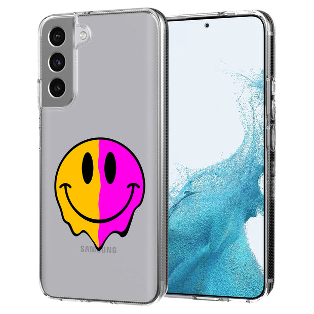 Smiley Face 1 Print Slim Cover For Samsung Galaxy S (S24, S23, S22, S21 / Plus, FE, Ultra), Print in USA