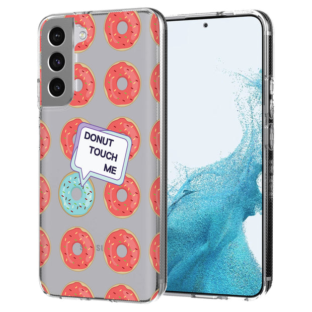 No Touch Donut Print Slim Cover For Samsung Galaxy S (S24, S23, S22, S21 / Plus, FE, Ultra), Print in USA