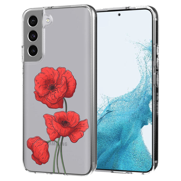 Flower 16 Print Slim Cover For Samsung Galaxy S (S24, S23, S22, S21 / Plus, FE, Ultra), Print in USA