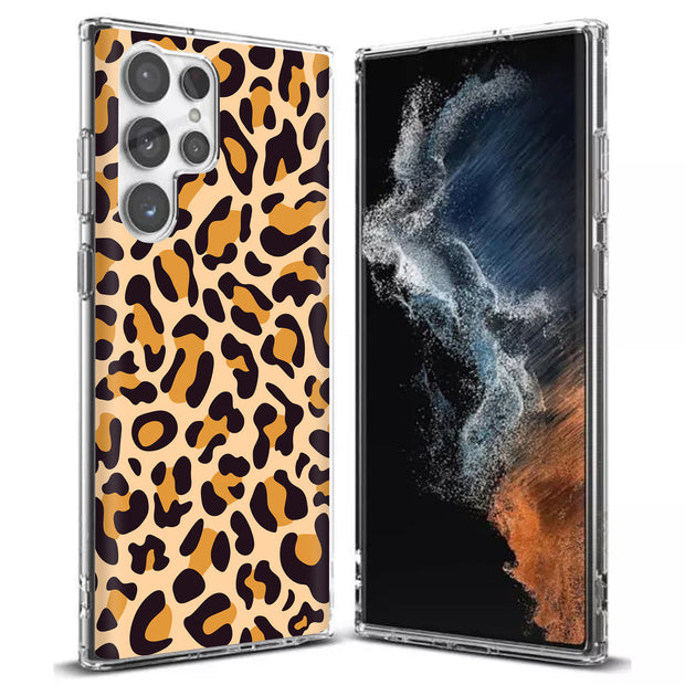 Leopard 2 Print Slim Cover For Samsung Galaxy S (S24, S23, S22, S21 / Plus, FE, Ultra), Print in USA