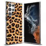 Leopard Fur 4 Print Slim Cover For Samsung Galaxy S (S24, S23, S22, S21 / Plus, FE, Ultra), Print in USA