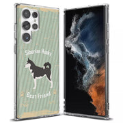 Husky Dog Print Slim Cover For Samsung Galaxy S (S24, S23, S22, S21 / Plus, FE, Ultra), Print in USA