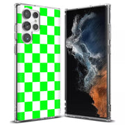 Bright Checker Print Slim Cover For Samsung Galaxy S (S24, S23, S22, S21 / Plus, FE, Ultra), Print in USA