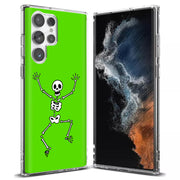 Skeleton Dance Print Slim Cover For Samsung Galaxy S (S24, S23, S22, S21 / Plus, FE, Ultra), Print in USA