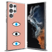 Evil Eye Blue Print Slim Cover For Samsung Galaxy S (S24, S23, S22, S21 / Plus, FE, Ultra), Print in USA