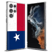 Texas Flag Print Slim Cover For Samsung Galaxy S (S24, S23, S22, S21 / Plus, FE, Ultra), Print in USA