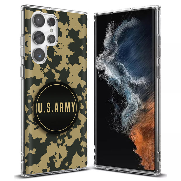 US Army 1 Print Slim Cover For Samsung Galaxy S (S24, S23, S22, S21 / Plus, FE, Ultra), Print in USA